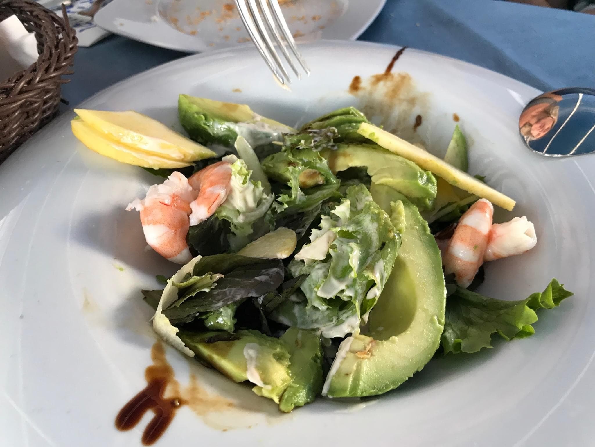 Salad at Vaca Azul